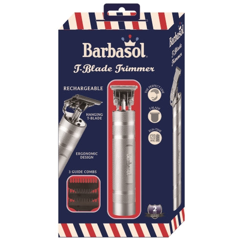 Stainless-Steel Rechargeable Zero-Gapped T-Blade Trimmer