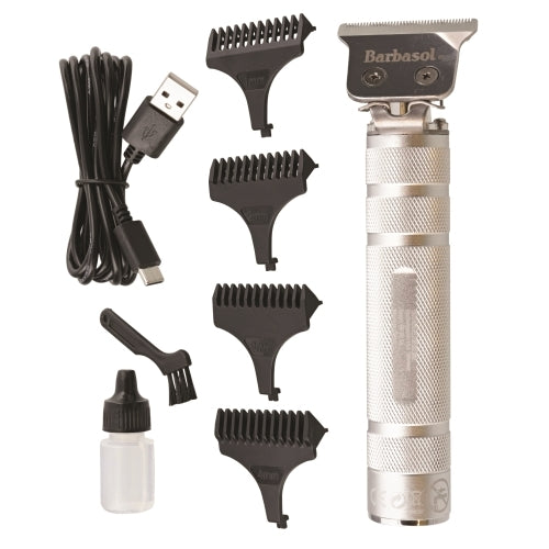 Stainless-Steel Rechargeable Zero-Gapped T-Blade Trimmer