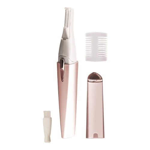 Precision Gentle Hair Trimmer with Pivoting Head and LED Light