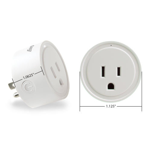 Smart Wi-Fi 4-Pack 15Amp Plug with Scheduling and Voice/App Control in White