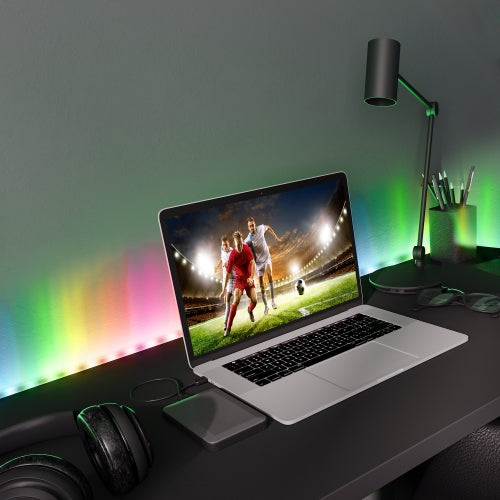 Smart 16.4ft Indoor Multi-Color Sound Reactive Light Strip, Razer Chroma