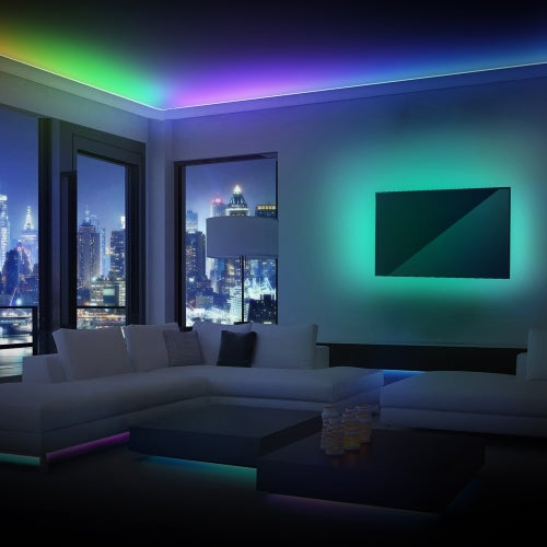 Smart 50ft Indoor Multi-Color Light Strip, Sound Reactive, Razer Chroma
