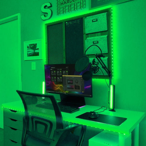 LED Light Bars 2 Pack, RGB+IC Multi-Color Razor Chroma TV & Gaming