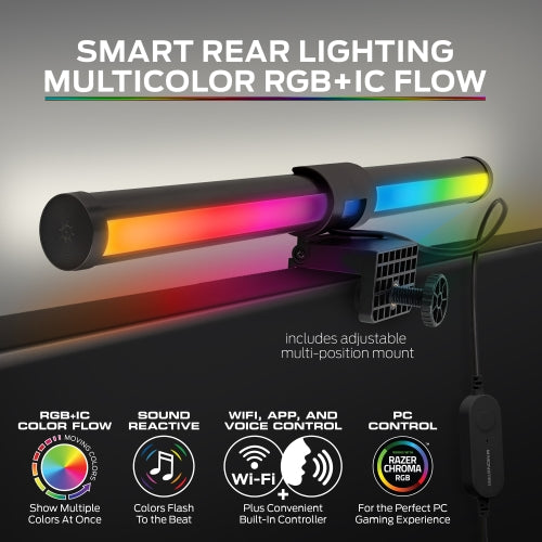 Smart Duo Monitor Light Bar: Sound Reactive, Reduce Glare, Enhance Comfort