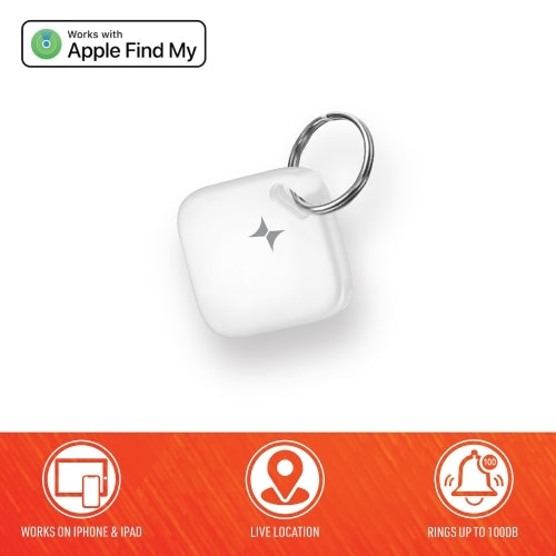 Locator Tag Compatible with Apple Find My App Bluetooth Item Finder with Keychain
