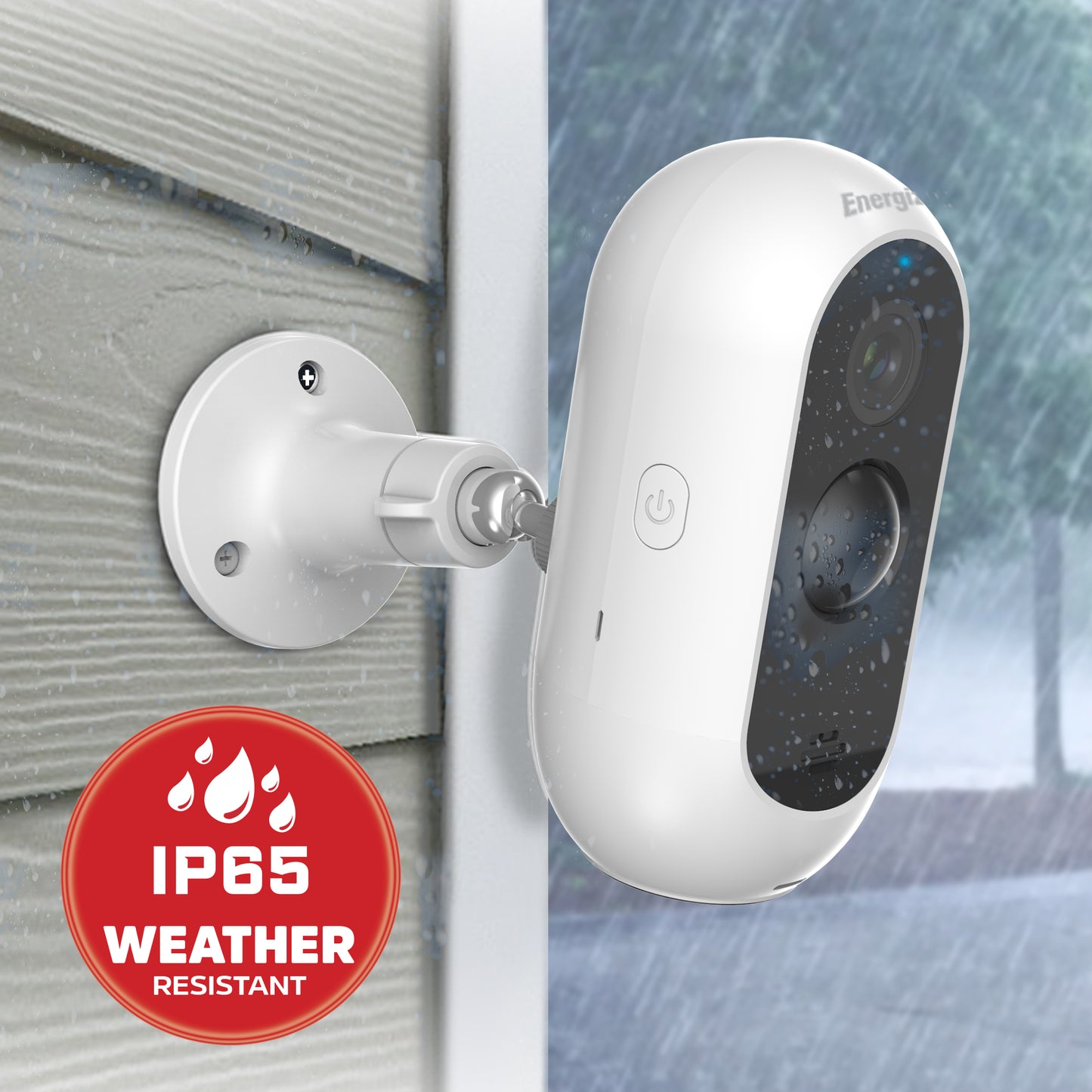 Wireless 2K Outdoor Battery Security Camera, Rechargeable, Weather-Resistant