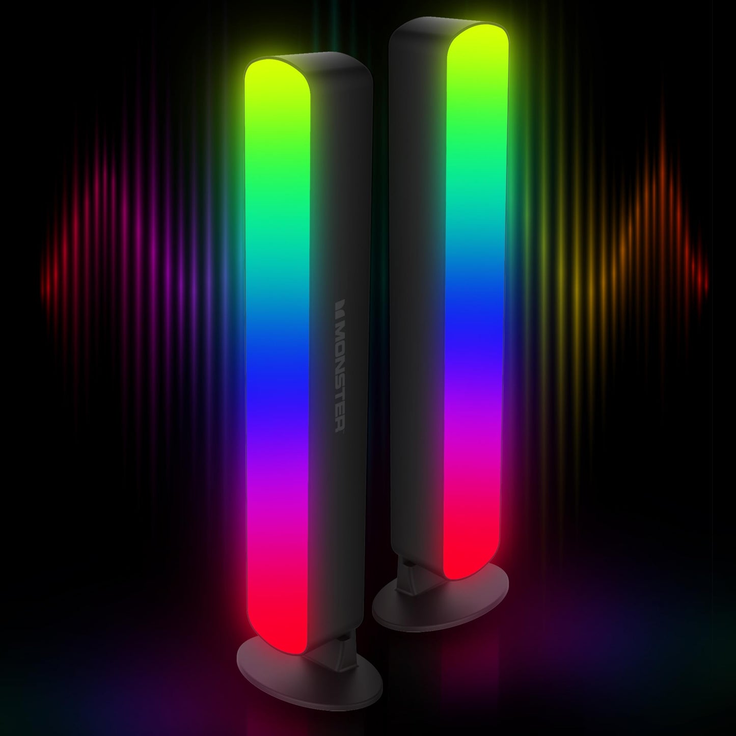 LED Light Bars 2 Pack, RGB+IC Multi-Color Razor Chroma TV & Gaming