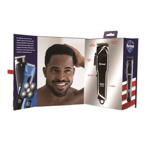 Rechargeable Professional & Home Haircut Clippers, LCD Display