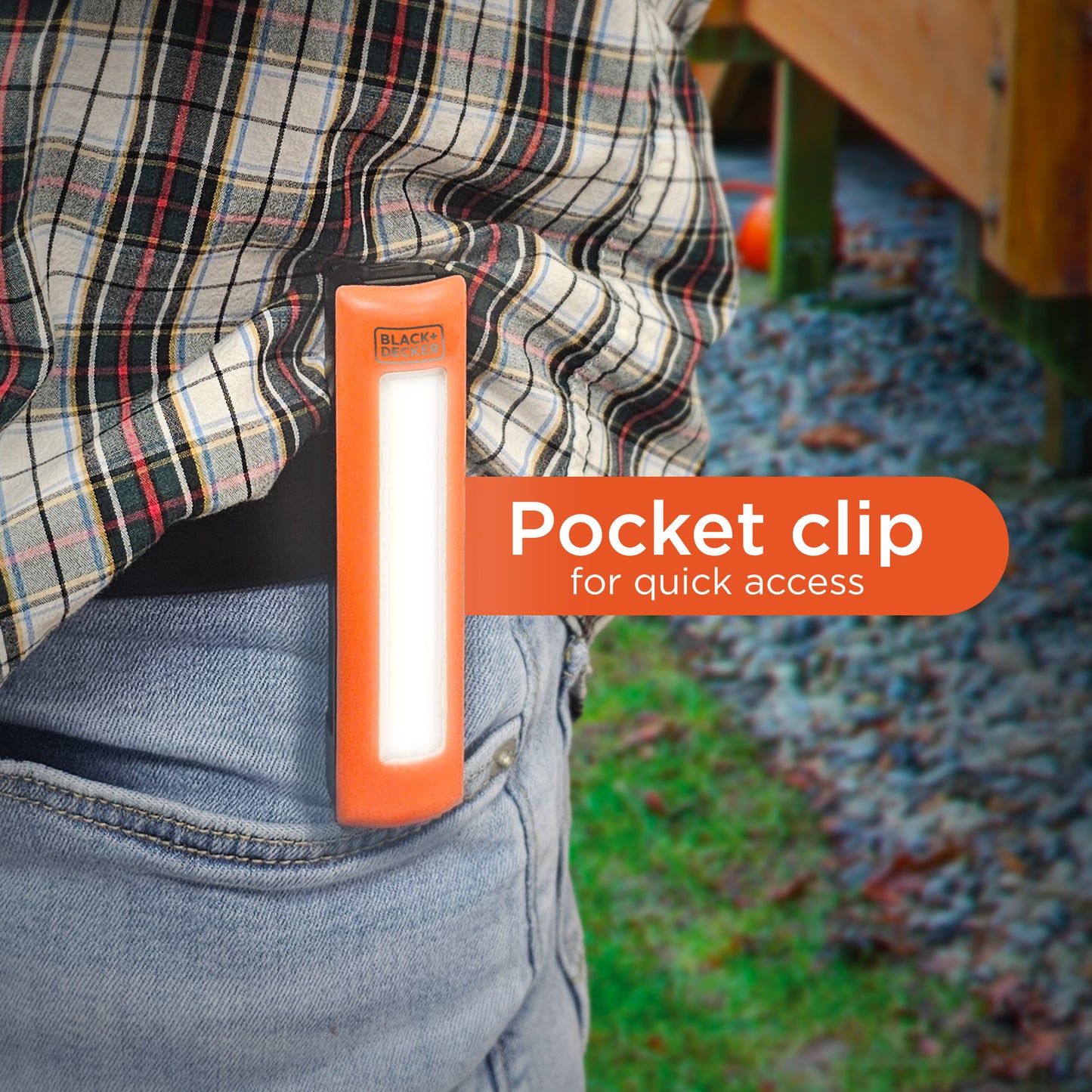 2-Pack Clip-On Light, Battery-Powered COB Utility Magnetic Light, 300 Lumens