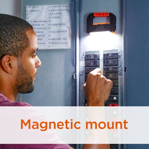 350LM COB Utility Light, USB Rechargeable, Folding Clip-On Design, Magnetic Base