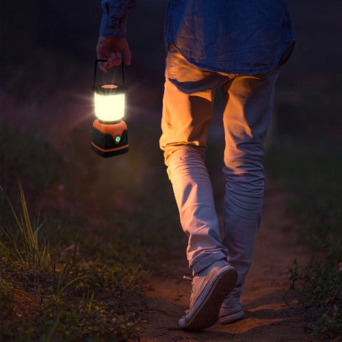 2-Pack 1,000 Lumen Rechargeable Lantern with Power Bank Function, Dimmable LED