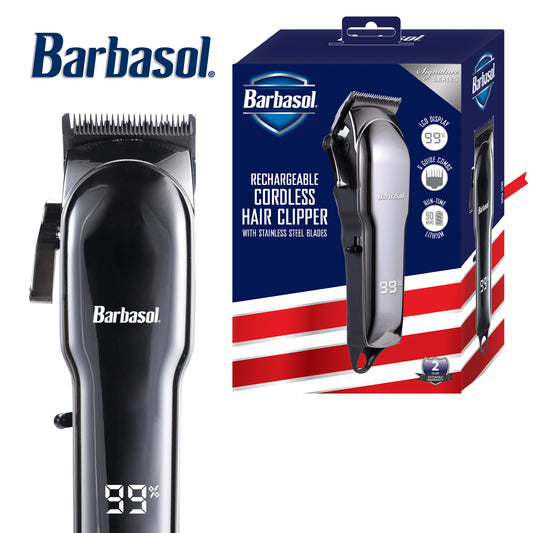 Rechargeable Professional & Home Haircut Clippers, LCD Display