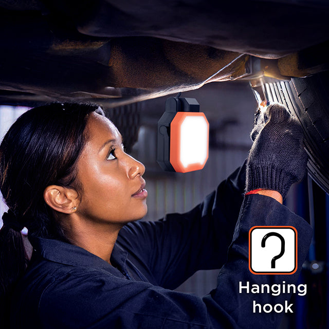 Rechargeable LED Work Light, Portable Light with Magnetic Folding Stand, 2,000 Lumens