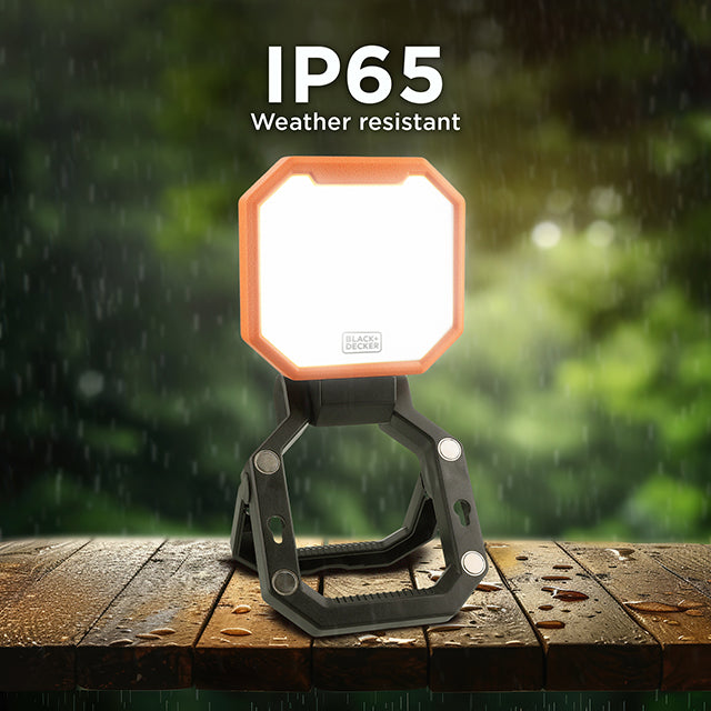 Rechargeable LED Work Light, Portable Light with Magnetic Folding Stand, 2,000 Lumens